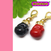 Kid′s Jewelry Metal Made Boxing Glove Charm / Gold Sports Charm